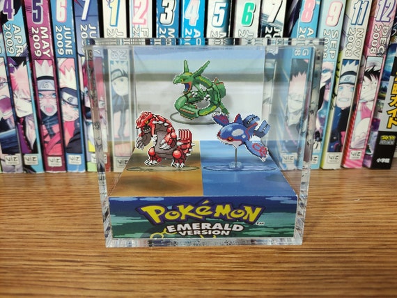 Pokemon Shiny Rayquaza Encounter Handmade Diorama - Gameboy Gaming