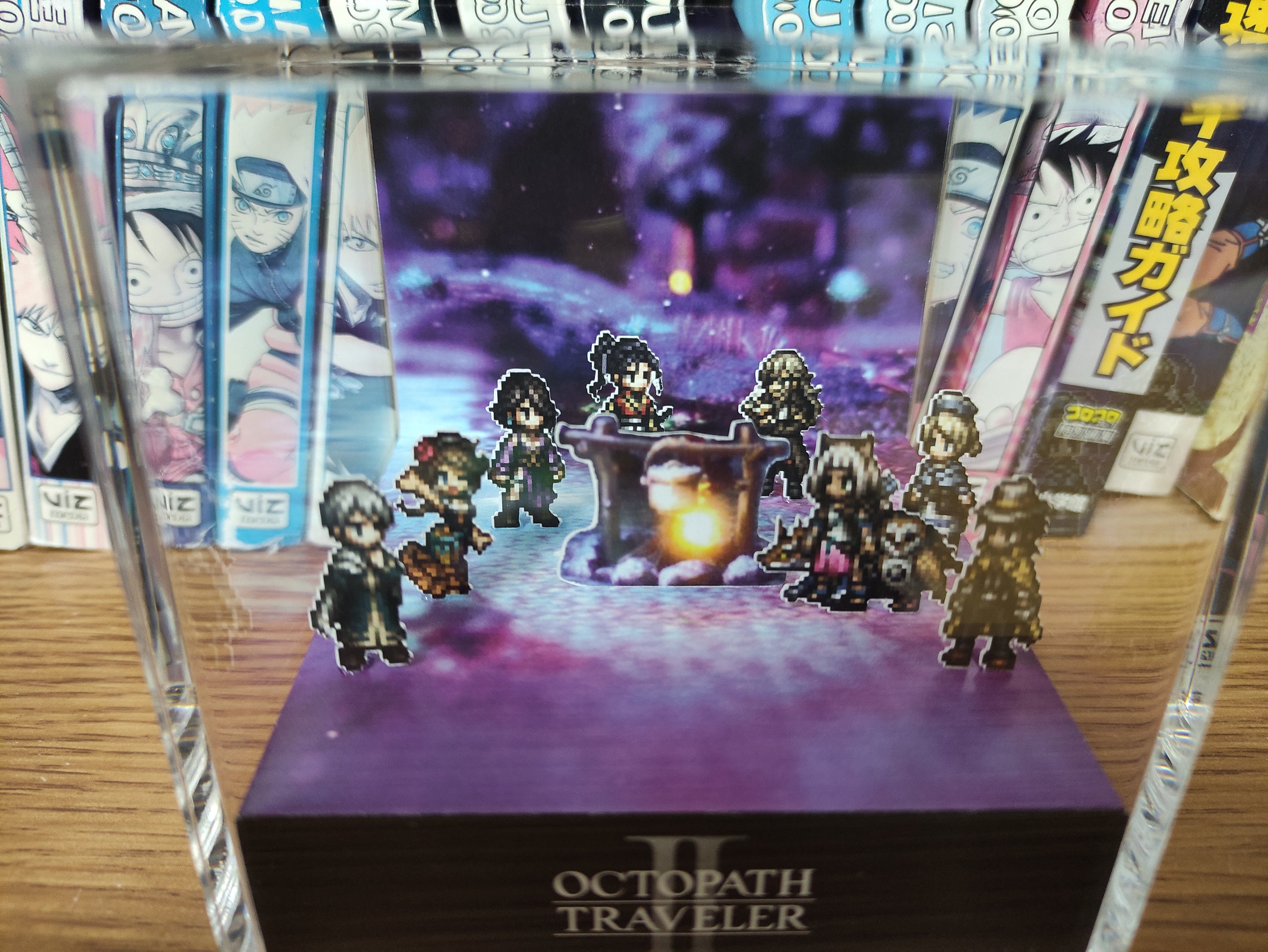 Octopath Traveler II Acrylic Stand Set west east continent Square