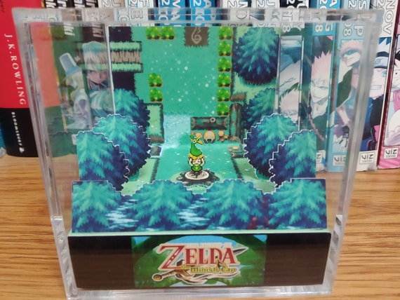 The Legend of Zelda Diorama the Minish Cap Link and Cap, Zelda 3D Diorama  Cube, Handmade Crystal Diorama Cube, Unique Gift for Gamers - Etsy