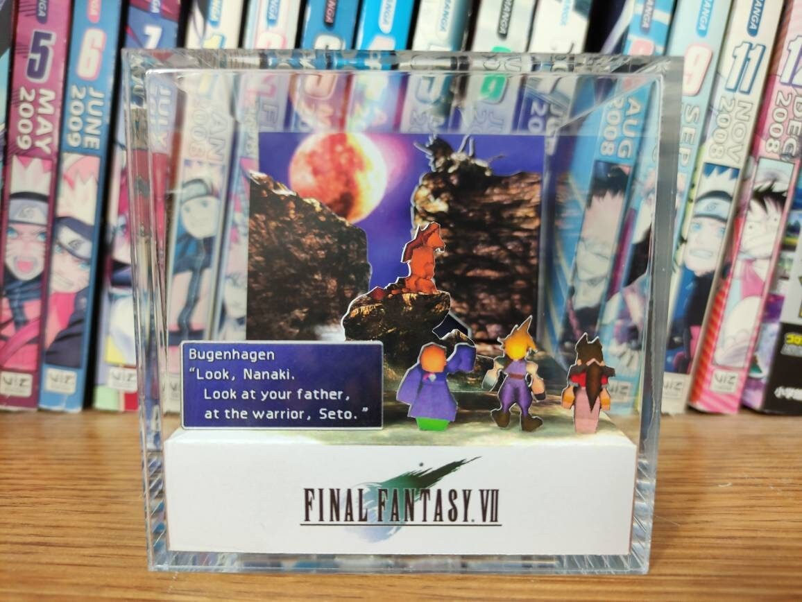 Final Fantasy VII- Cosmo Canyon Seto / RED XIII Nanaki / Cloud