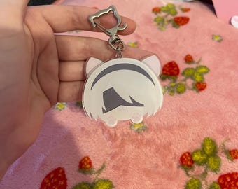 Brelok akrylowy 2B Nier Automata Cat Ear Wiggle na prezent dla gracza