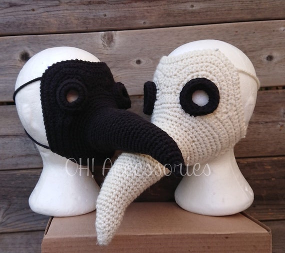 OH! Plague Doctor Crochet Mask Pattern **PATTERN ONLY**