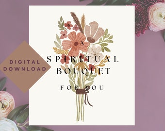 Spiritual Bouquet | Prayer Card | Digital Download | Religious Catholic Gifts