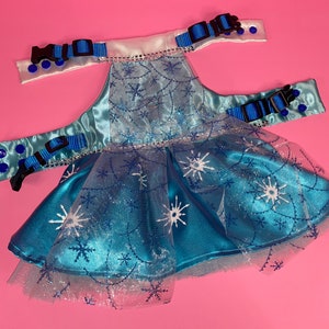 Frozen - Elsa - Dog Costume / Cat Costume - Blue Dress - Winter Dress