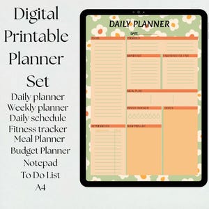 iPad, Notability,All In One Ultimate Planner,Goodnotes Planners,Digital Budget Planner,Template,Bullet Journal,Undated,Digital Planner,Daily