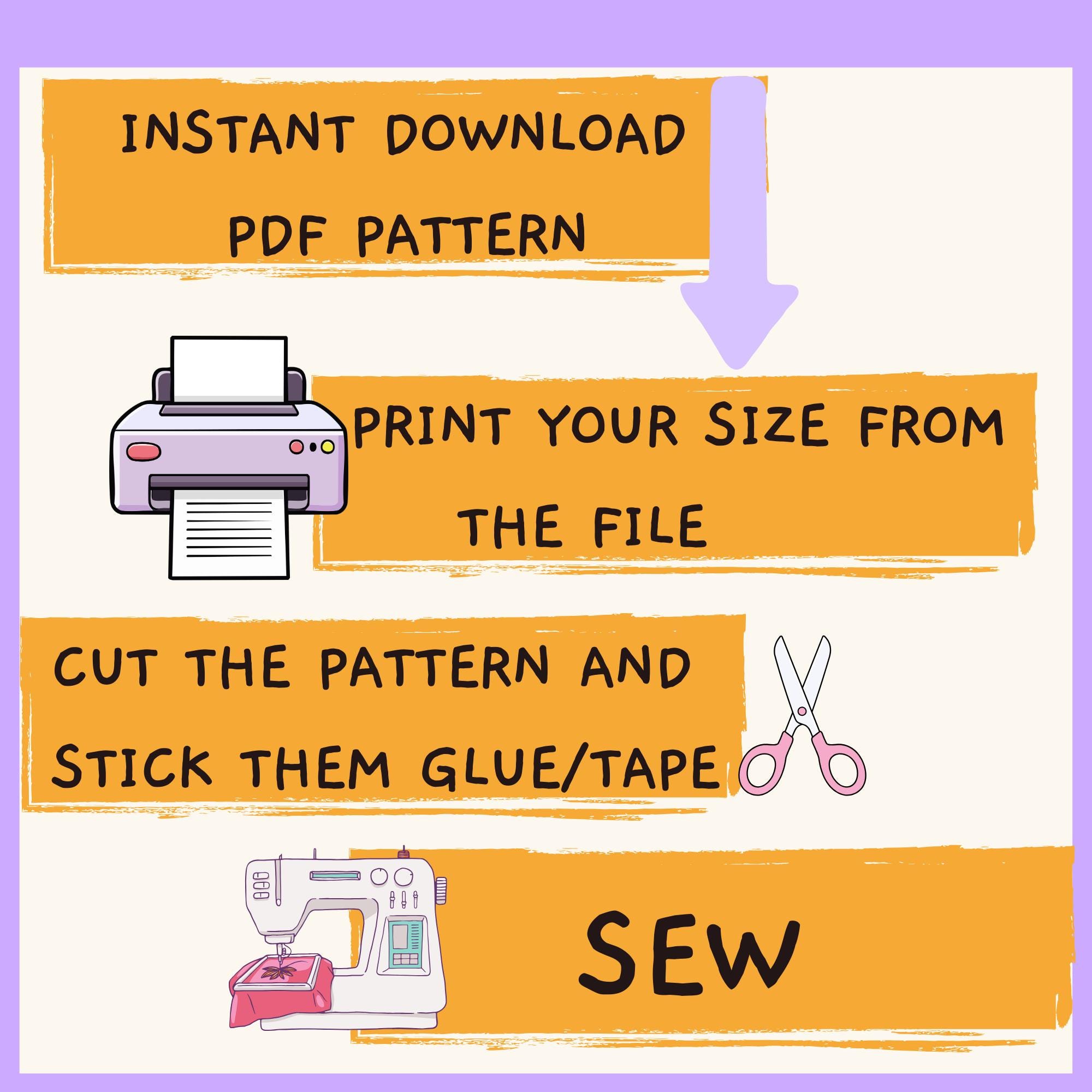 Retro Flare Leg Pants PDF Sewing Pattern for Women, 70s Style Wide Leg ...