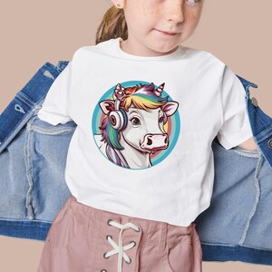 DJ Kühe,Musik,PNG,SVG,Sublimationsdesign,Clipart,Kuh Silhouette,Farm Tier Schnittdatei,Kuh-Shirt-Design,Kommerziell,Digital,Aufkleber,Bedruckbar
