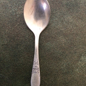 1930s WM Rogers & Son Silverplate Baby Spoon