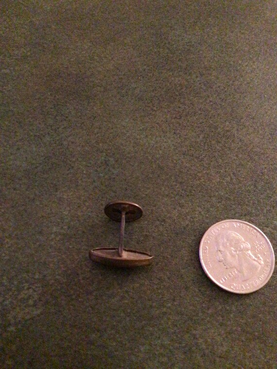 Antique Goldstone Cufflink - image 5