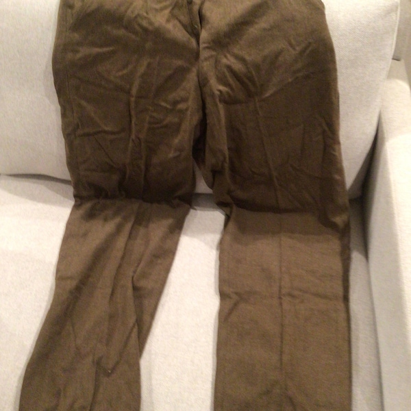 US Army Issue Korean War Wool Pants T3070 - 32” x 32”