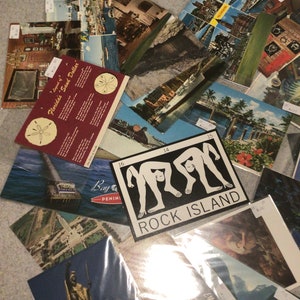 52 Vintage Travel Postcards