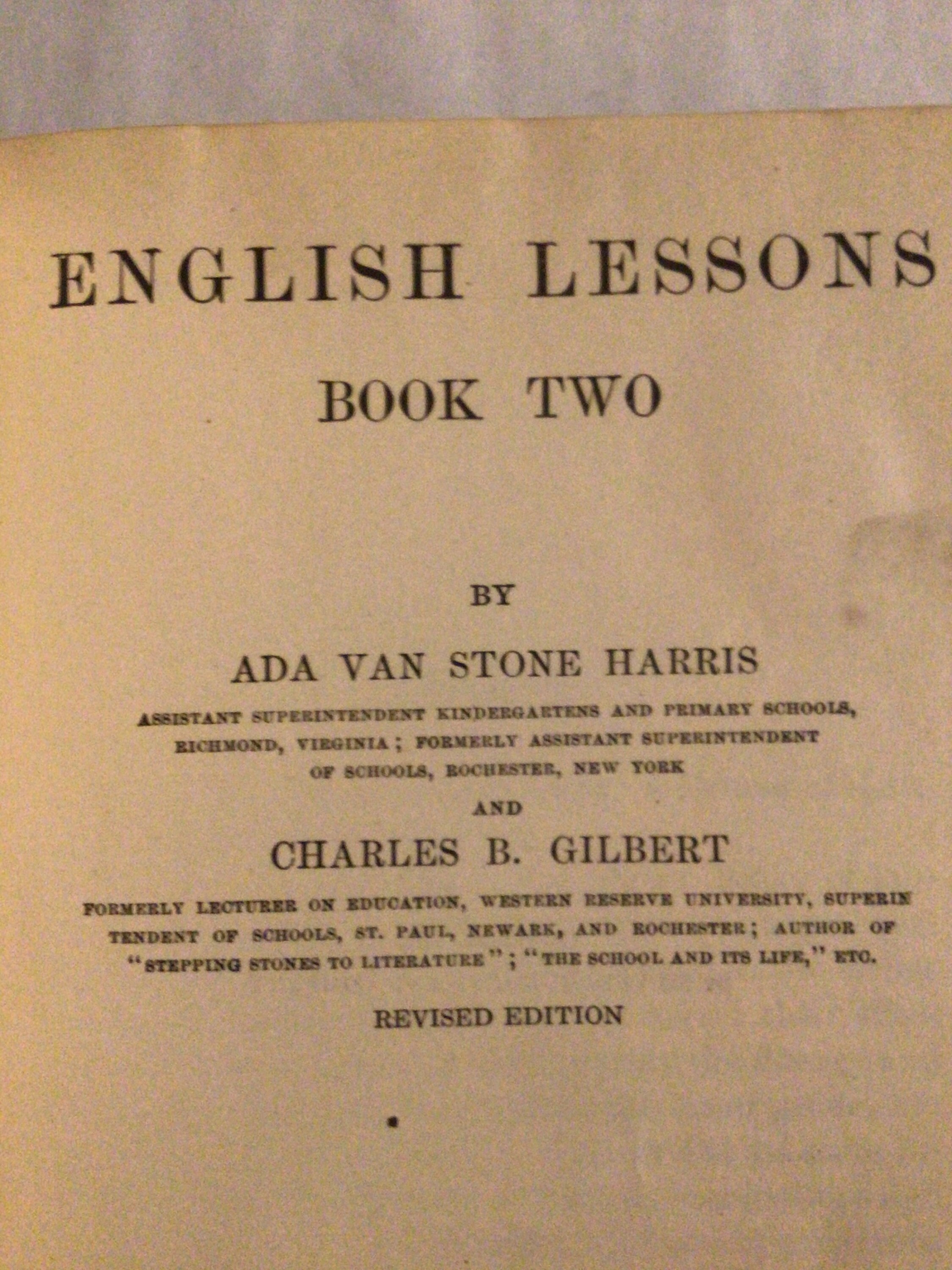 Vintage 1912 Englisch Unterricht Buch Zwei von Harris & Gibert Etsy.de
