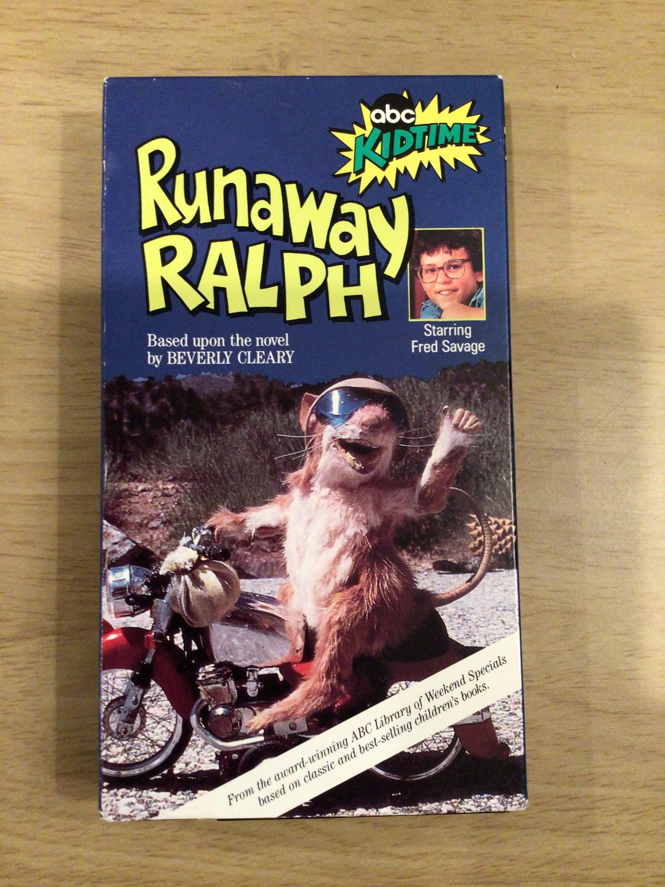 1991 Runaway Ralph VHS Movie ABC Kidtime - Etsy