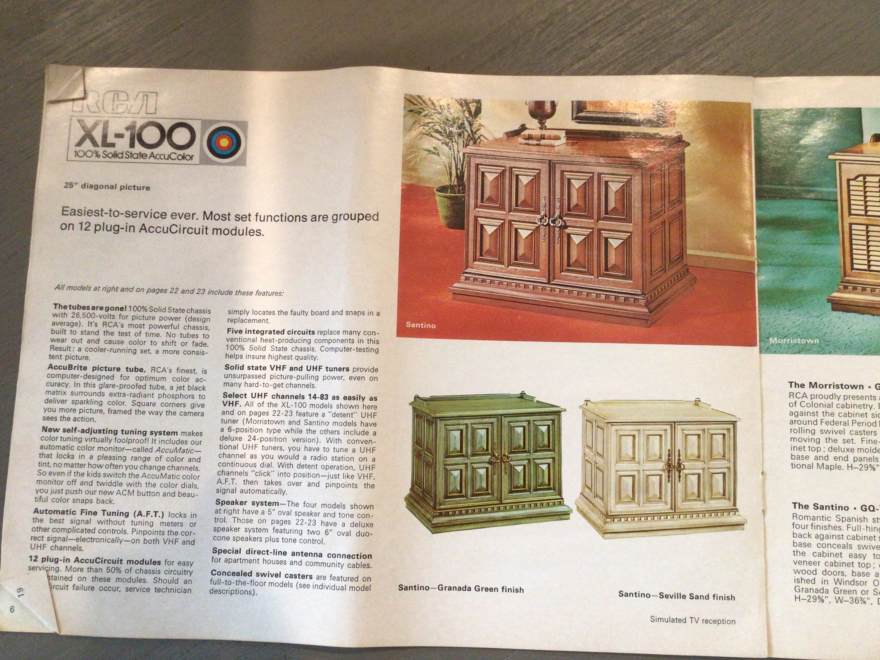 Vintage 1972 RCA Television Catalog Etsy