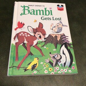 Vintage Walt Disney&#39;s &quot;Bambi Gets Lost&quot; 1972 Edition