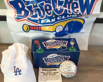 MVP会員 Dodgers Fan Club Box 2003 Dodgers Blue Crew Fan Club Game Day Giveaway Box of