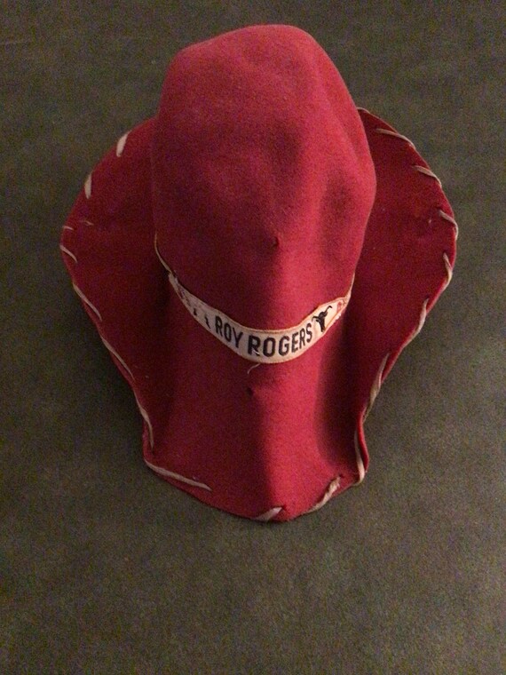 Vintage 1950s Roy Rogers Felt Cowboy Hat