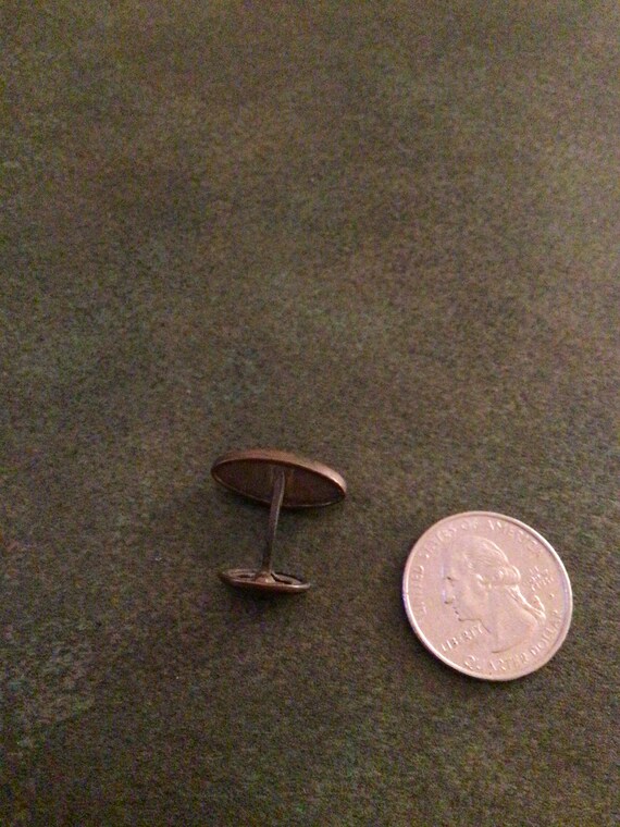 Antique Goldstone Cufflink - image 2