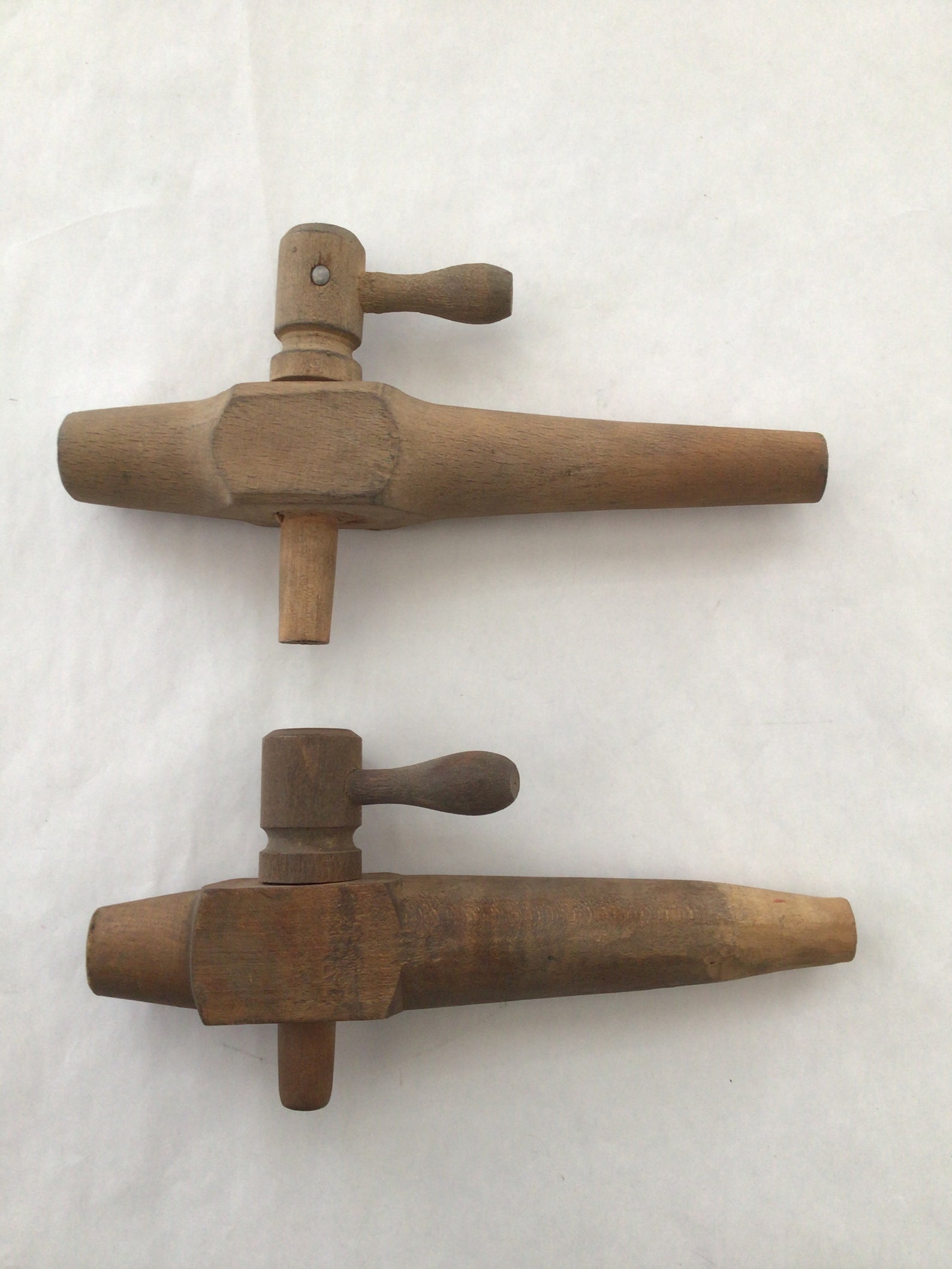 Pair of Vintage Wooden Whiskey or Beer Barrel Taps Etsy