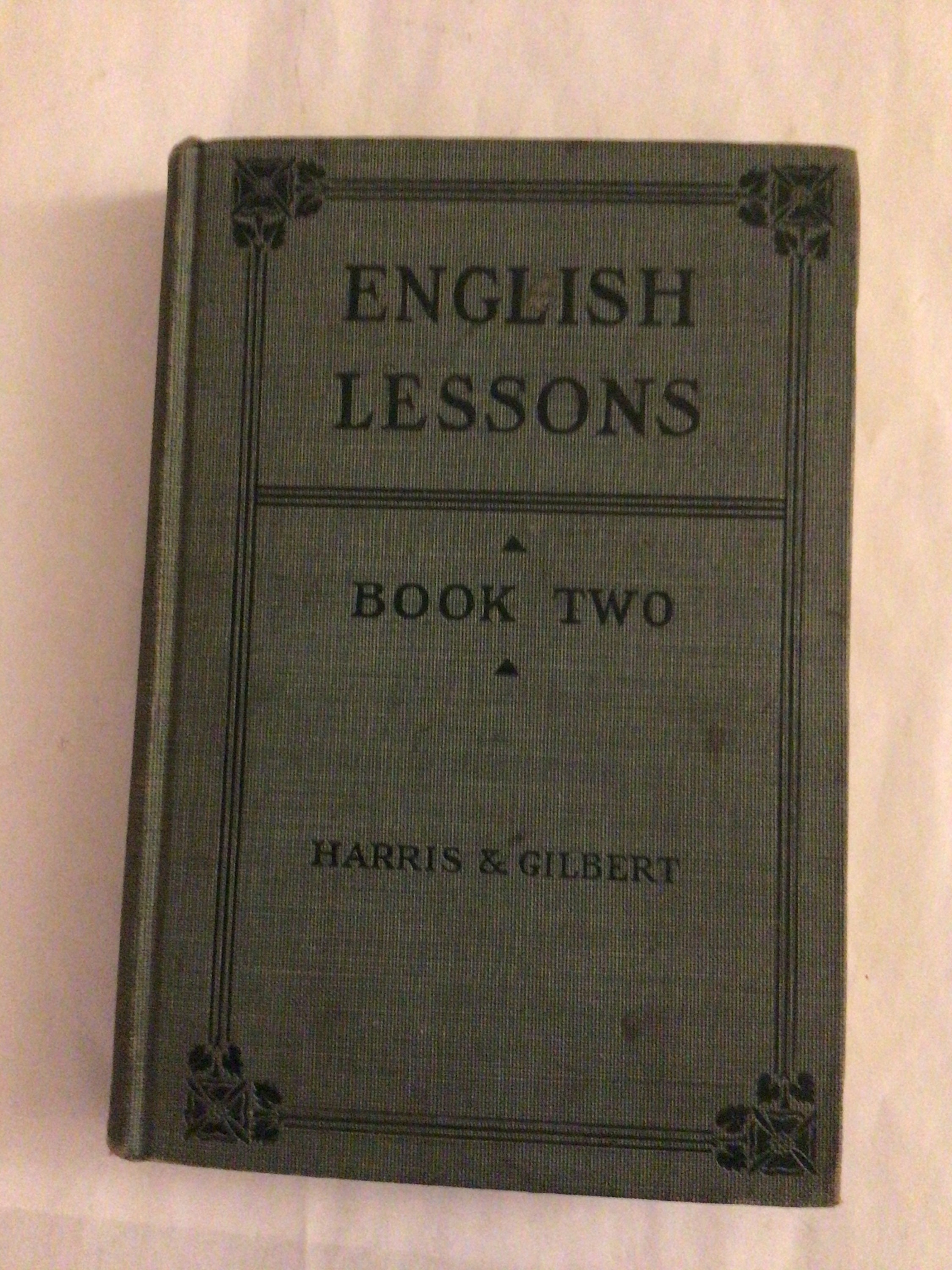 Vintage 1912 Englisch Unterricht Buch Zwei von Harris & Gibert Etsy.de