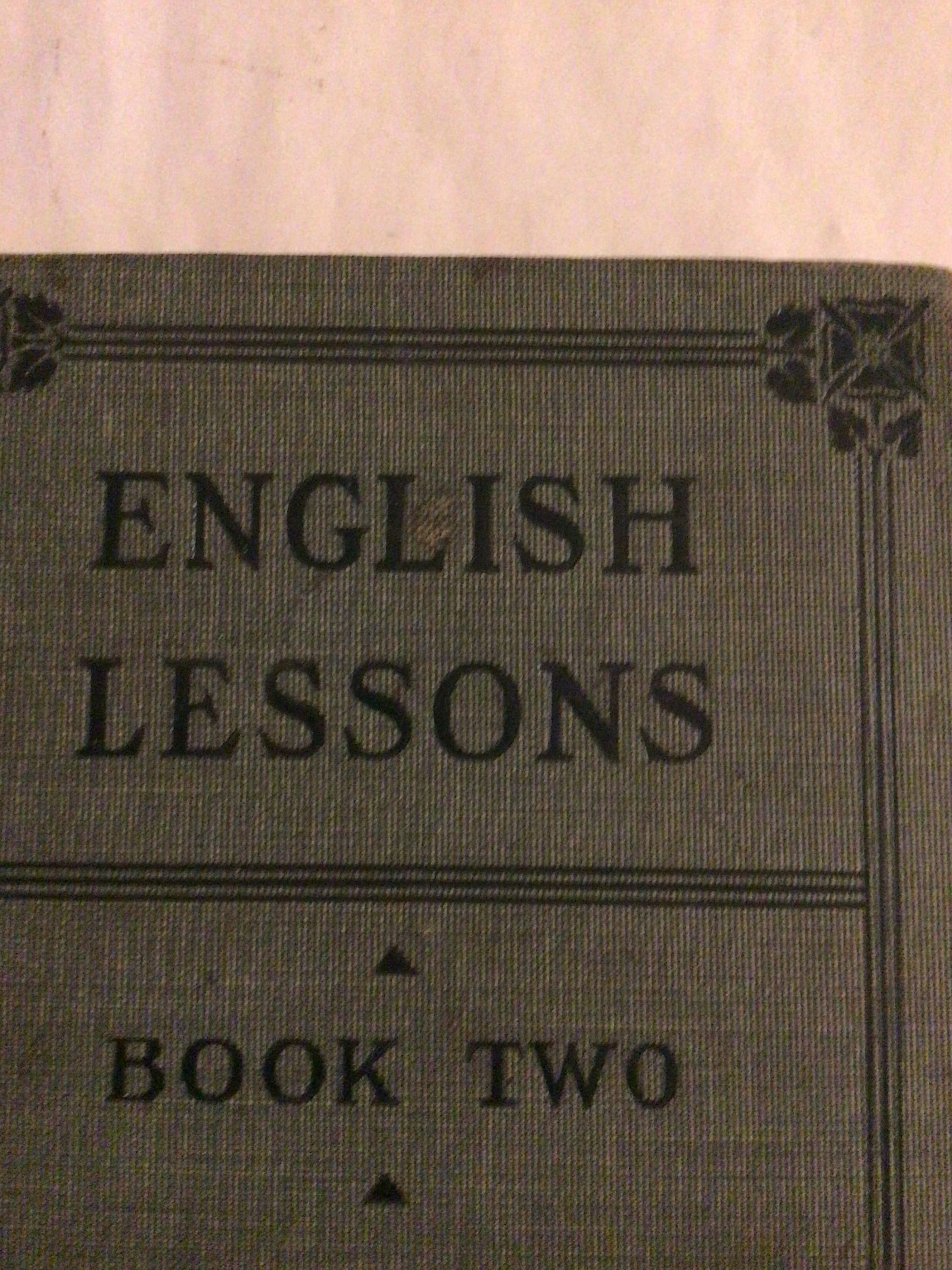Vintage 1912 Englisch Unterricht Buch Zwei von Harris & Gibert Etsy.de