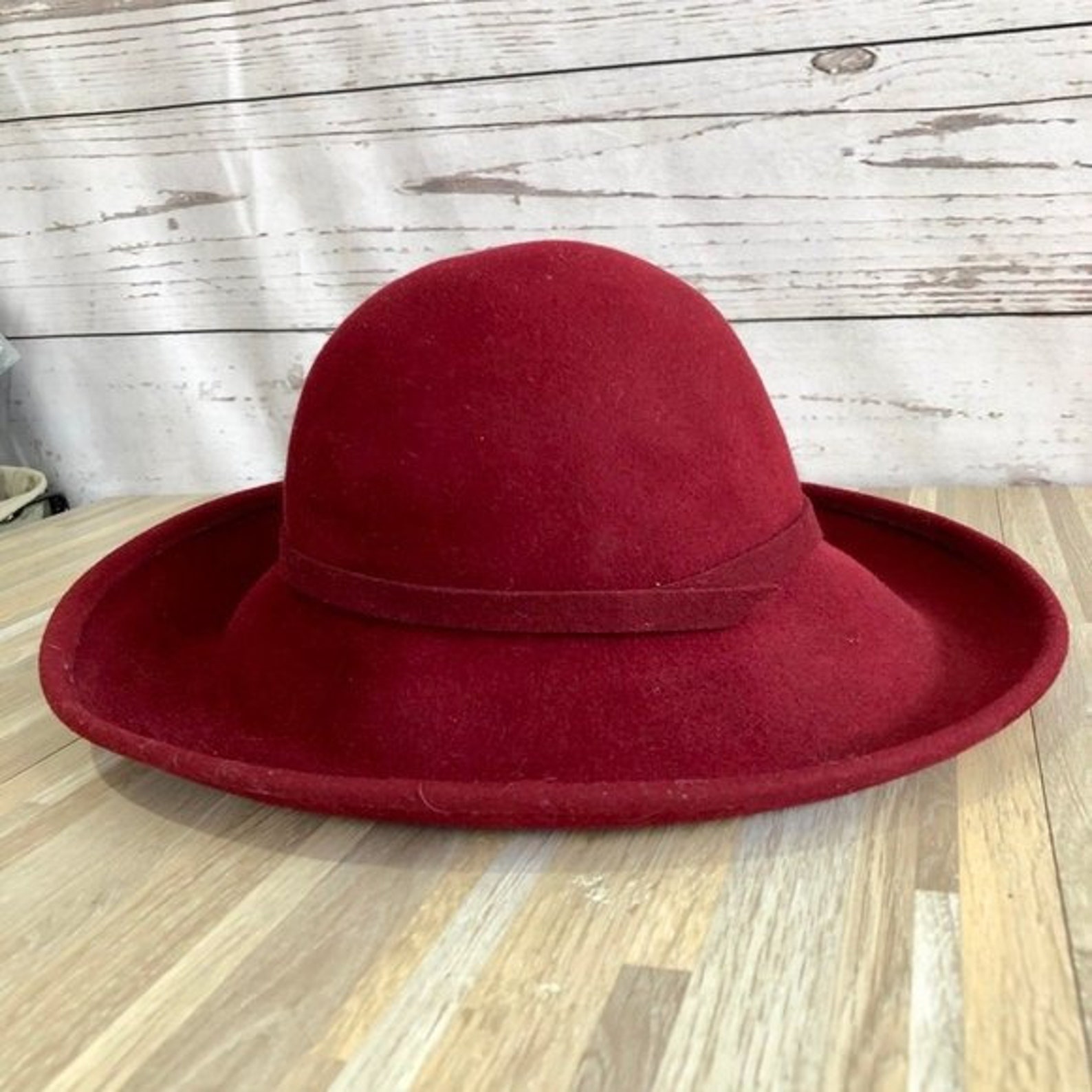Vintage Excello Maroon Women's Hat Made in USA Etsy