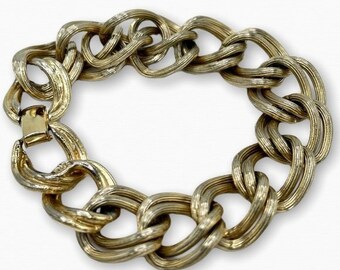 Vintage Avon Gold Tone Chain Bracelet