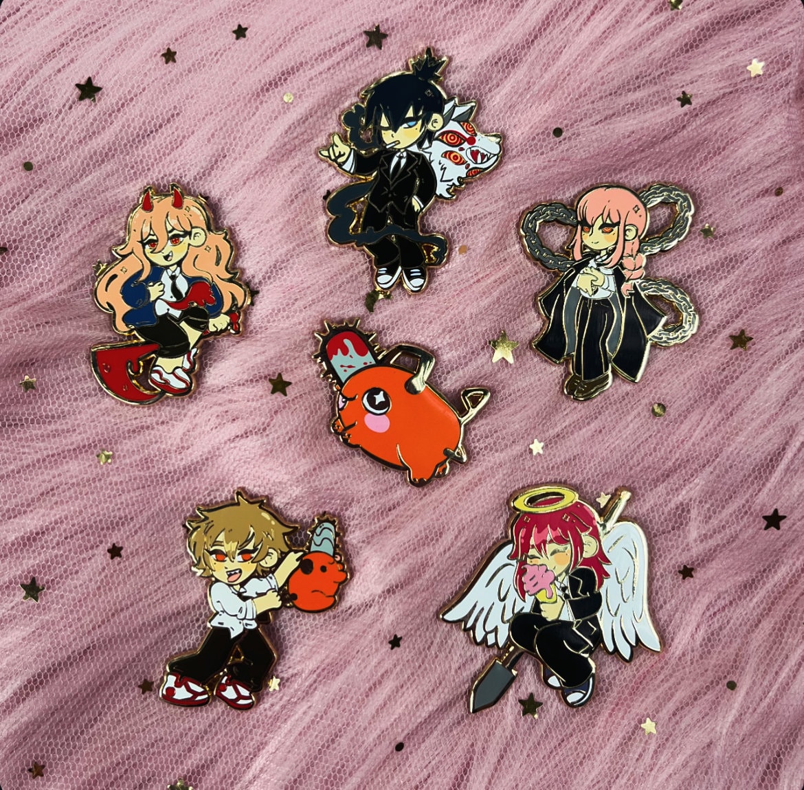 『Ground Y × CHAINSAW MAN PIN』 Yohji Yamamoto Ground Y Chainsaw man pin | Grailed