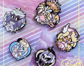 Heavenly Chibi Enamel Pins