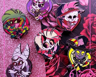 Valentino Gacha | Unofficial Hazbin Hotel Enamel Pin - Etsy