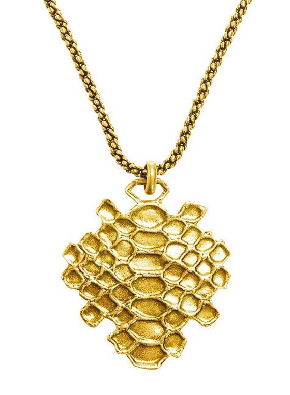 Vintage Yves Saint Laurent gold chain necklace