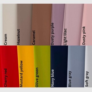 Crepe Fabric: Medium Weight Polyester Elastane Blend, Dressmaking Fabric image 10
