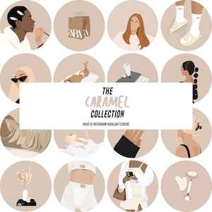 Fashion IG Highlight Covers | Instagram Icons | Influencer Highlight Stories Cover | Social Media Icons Instagram | Fashion Blogger Icons