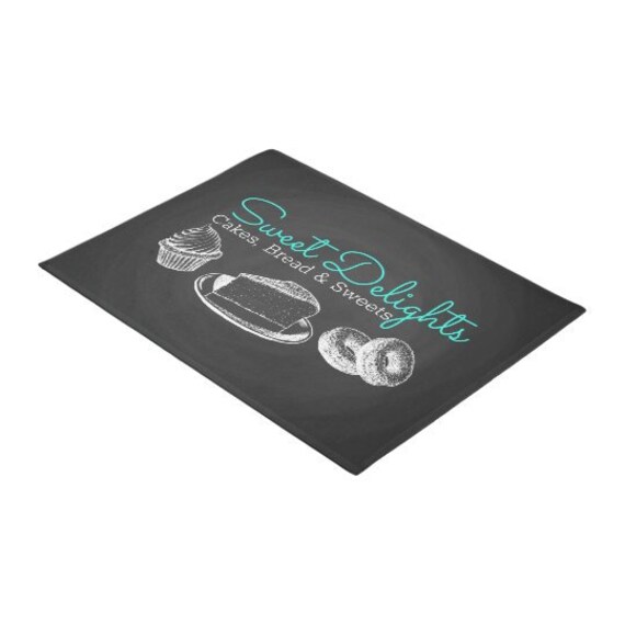 Business Sweet Bakery Chalkboard Doormat Personalized Doormat Etsy