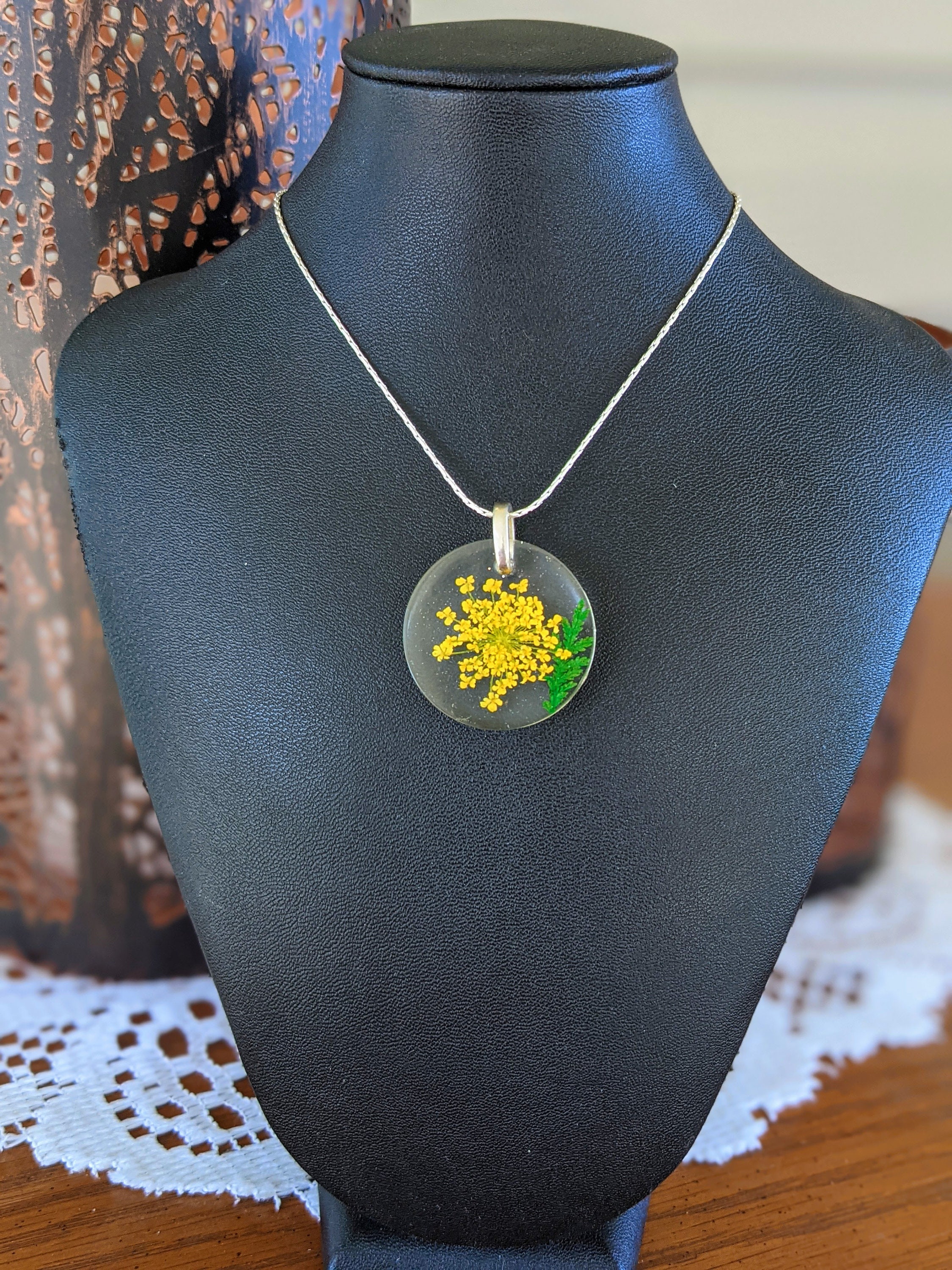 Yellow Flower Necklace