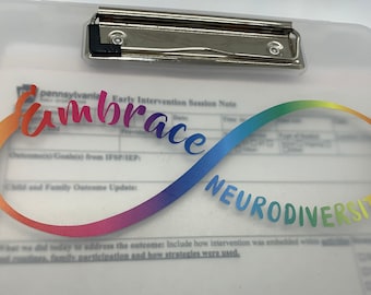 Neurodiversity Decal, Autism Acceptance Decal, Autism Decal, Embrace Neurodiversity Decal, Neurodiverse, Car decal, Infinity symbol decal