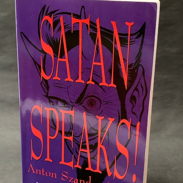 Satan Speaks Anton Szandor LaVey 1998 Paperback LaVey's final book