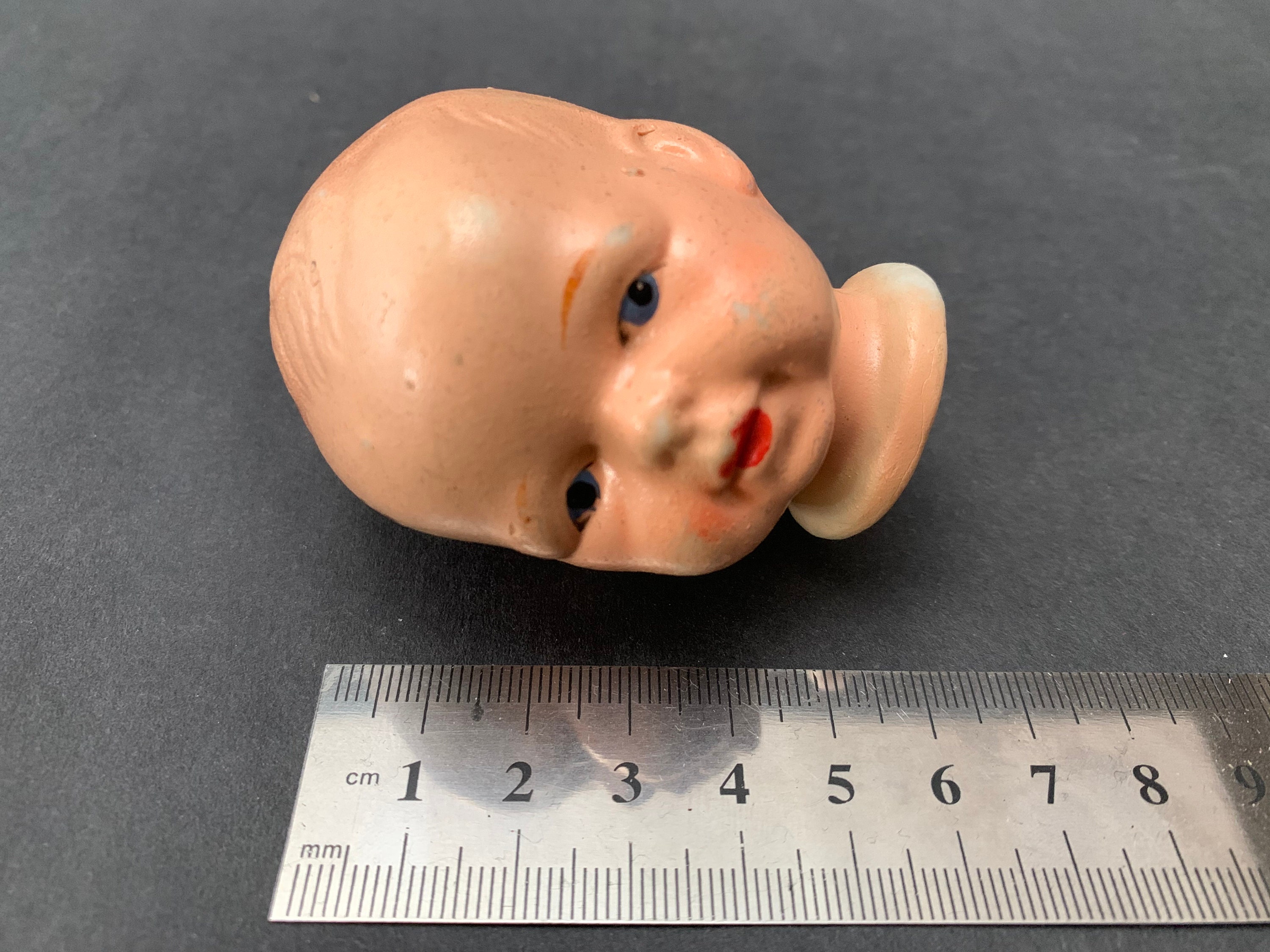 Vintage Porcelain Baby Doll Head marked Etsy