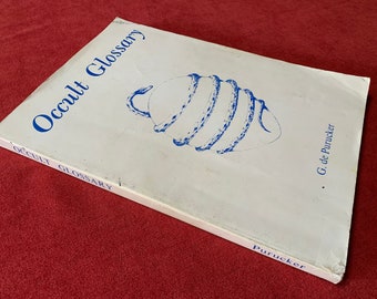 Occult Glossary G. de Purucker paperback