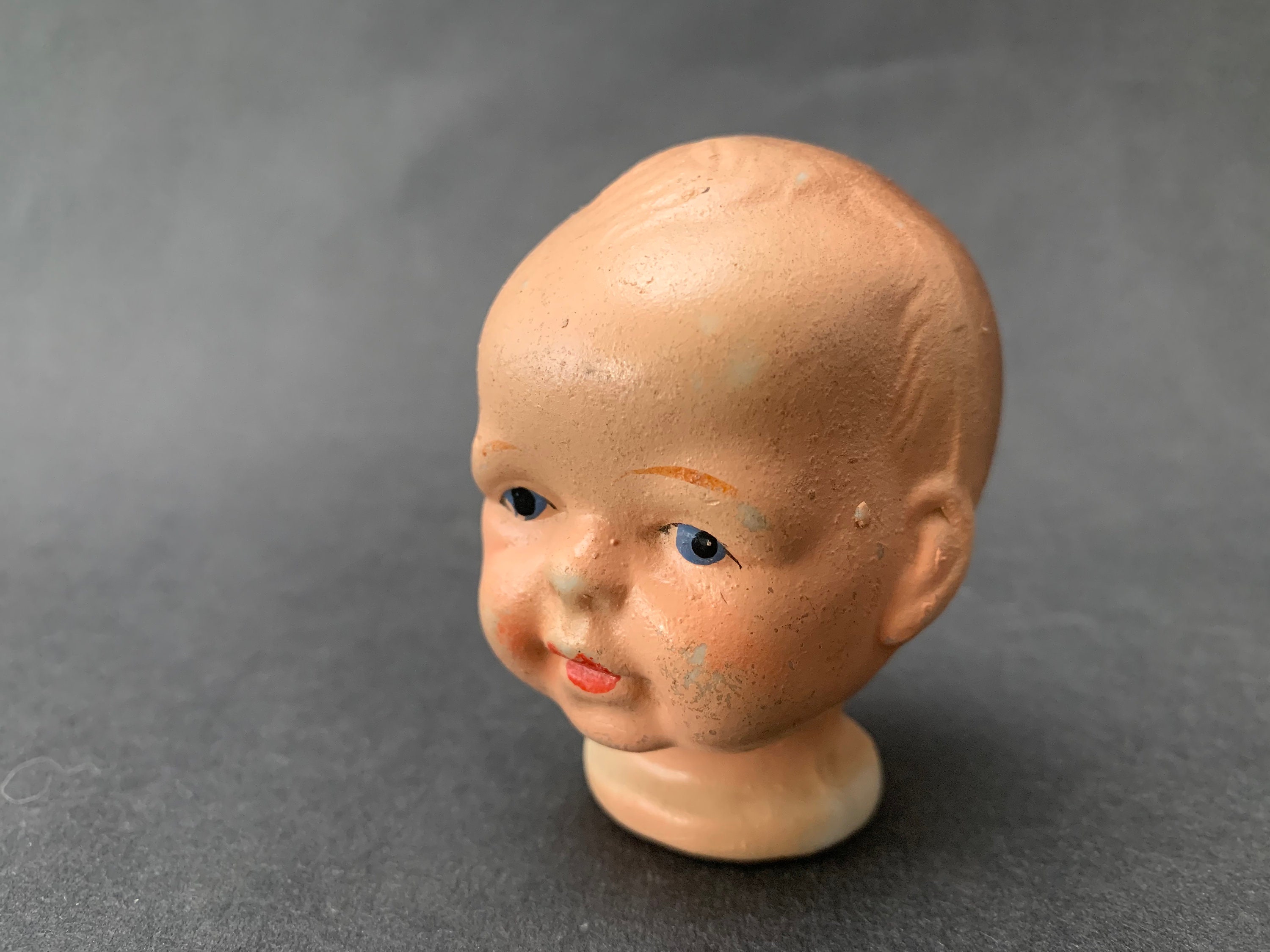 Vintage Porcelain Baby Doll Head marked Etsy