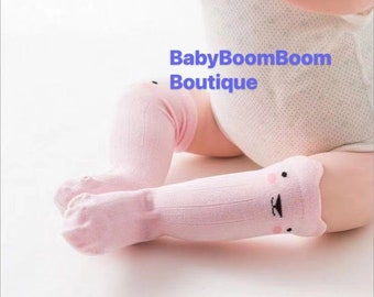 Baby Toddler Unisex Knee High Socks| 3D Cartoon Animal Pattern |Cute Warm Winter Socks| Girls Boys Baby Lovely Socks