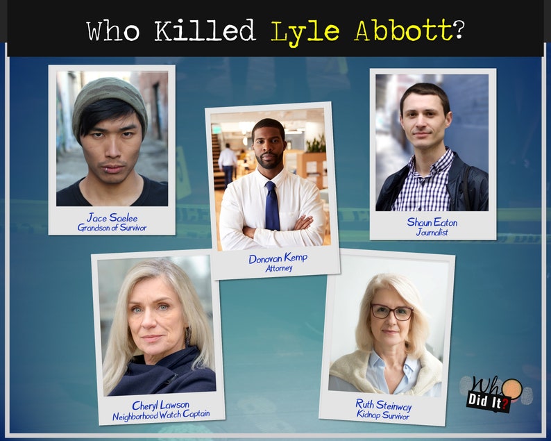 Detective Case File Game INSTANT DOWNLOAD - Solve a Cold Case Game ...