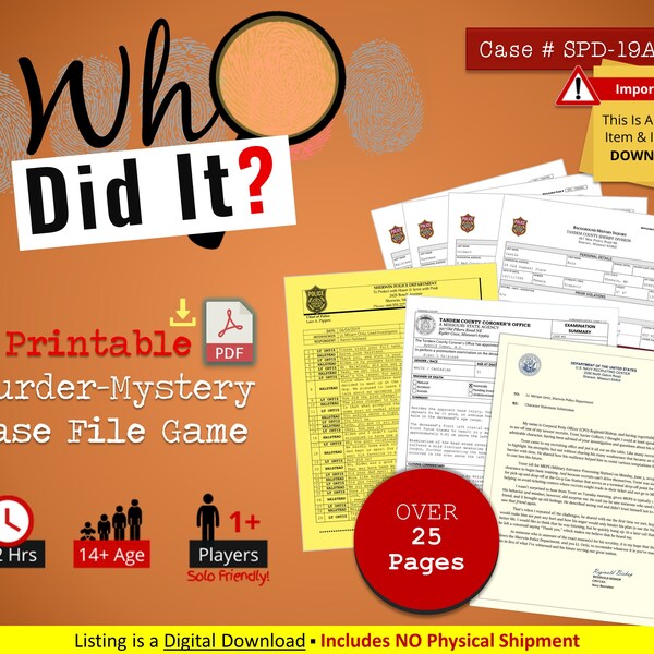 Cold Case Game Downloadable Etsy Cold Case Game Downloadable Etsy
