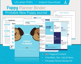 Printable Puppy Planner: New Pet Checklist & Training Tips (PDF)