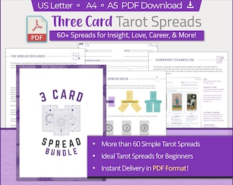 Printable 3-Card Tarot Spreads for Beginners (PDF Download)