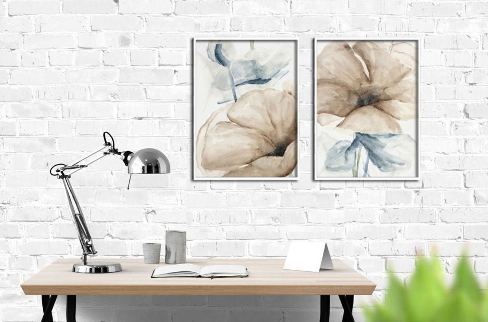 Wall Art Prints, Jpg Printable Digital Poster Instant Download Poppy