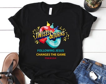 Twists And Turns VBS Shirt, Kids Ministry Game, VBS Staff Shirt, Childrens Ministry Volunteer shirt