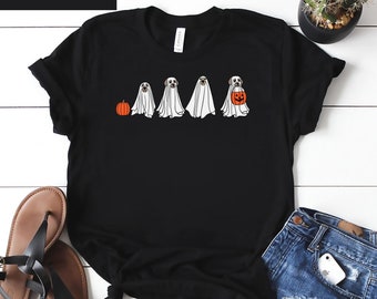 Ghost Dog t-shirt, Ghost dog t-shirt, Dog Lovers Shirt, iprintasty Halloween, Halloween Dog T-shirt, Spooky Season, Dog Mom Halloween Tee