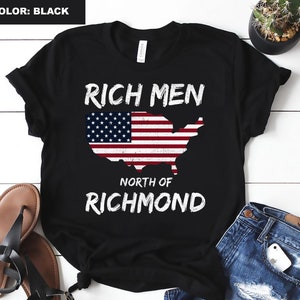 Rich Men North of Richmond Shirt, Rich Men North of Richmond American Flag Anthem Oliver Anthony T-Shirt