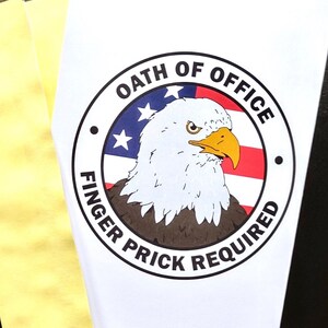 "Amtsschwur / ""Amtsschwur"" Loyalitätsgelöbnis Allegiance Militärkompanie Respekt Fingerabdruck Verfassungsmäßige Pflicht zur Taufe."